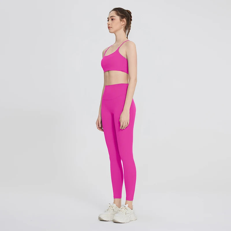 BEST QUALITY 2 Pieces Yoga Sets Gym Sports Set Fitness Suits - GilloServ