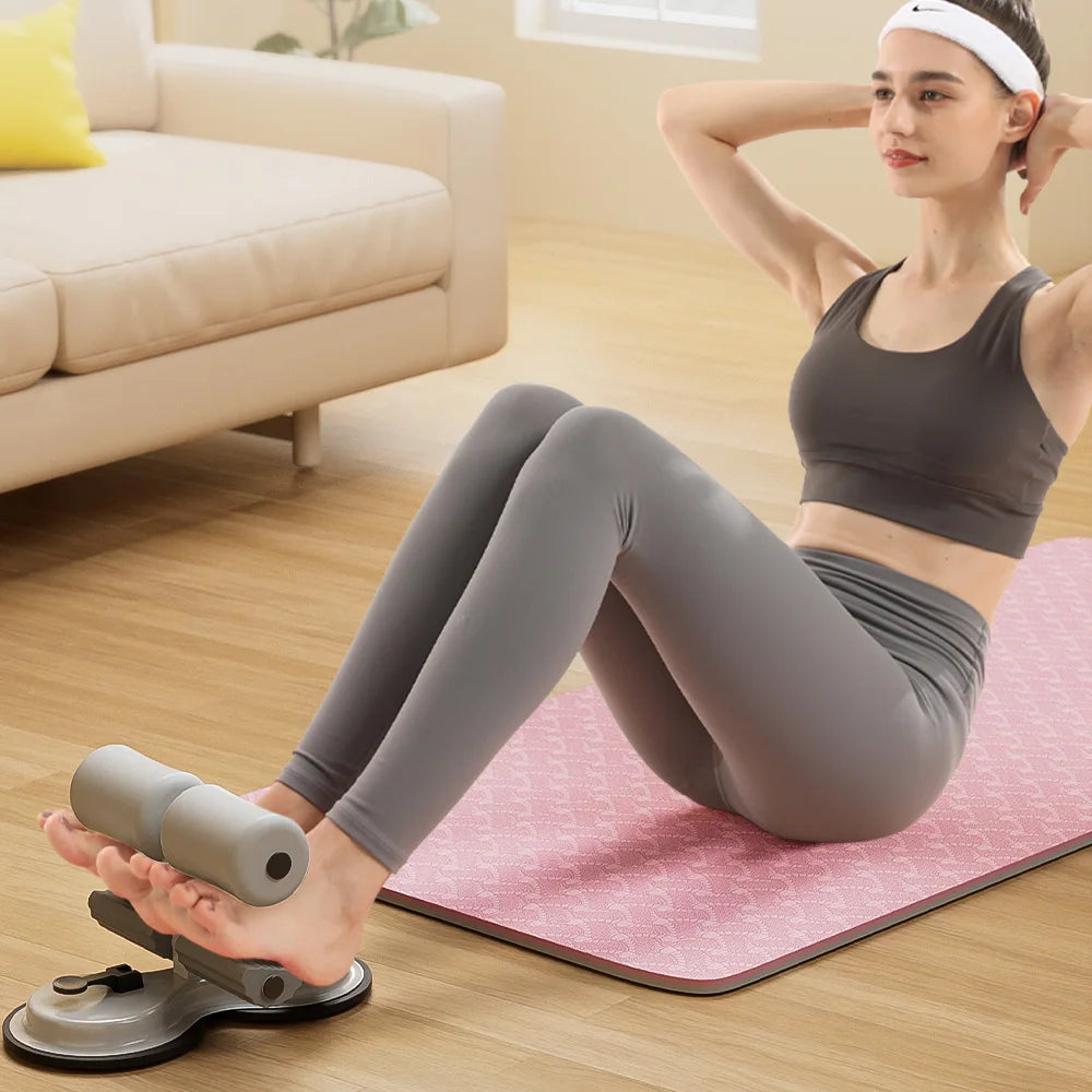 Adjustable Sit-Up Bar With 3 Suction Cups Portable Core