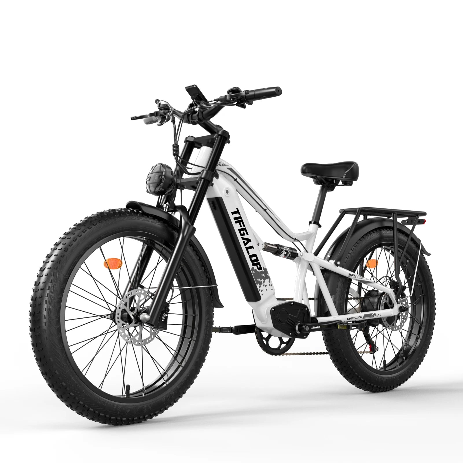 NEW RIDE Electric Bicycle Motor 750w Battery/ 52V//19AH/// Hydraulic Brake// Electric Bike26 inch Fat Tire - GilloServ