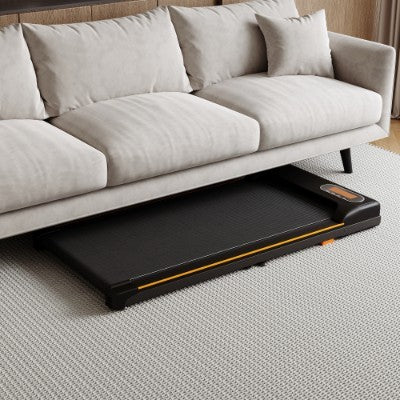 Folding Under Desk Walking Pad Treadmill With Adjustable Incline, 1-6 Km H Low Noise For Home  Office, LED Display, Magnetic Remote Control, Transport Wheels  Plug, Black. - GilloServ