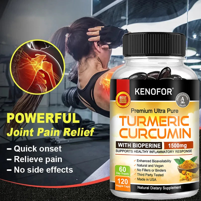 Curcumin Nutritional Supplement Supports Knee, Joint and Bone Health - GilloServ