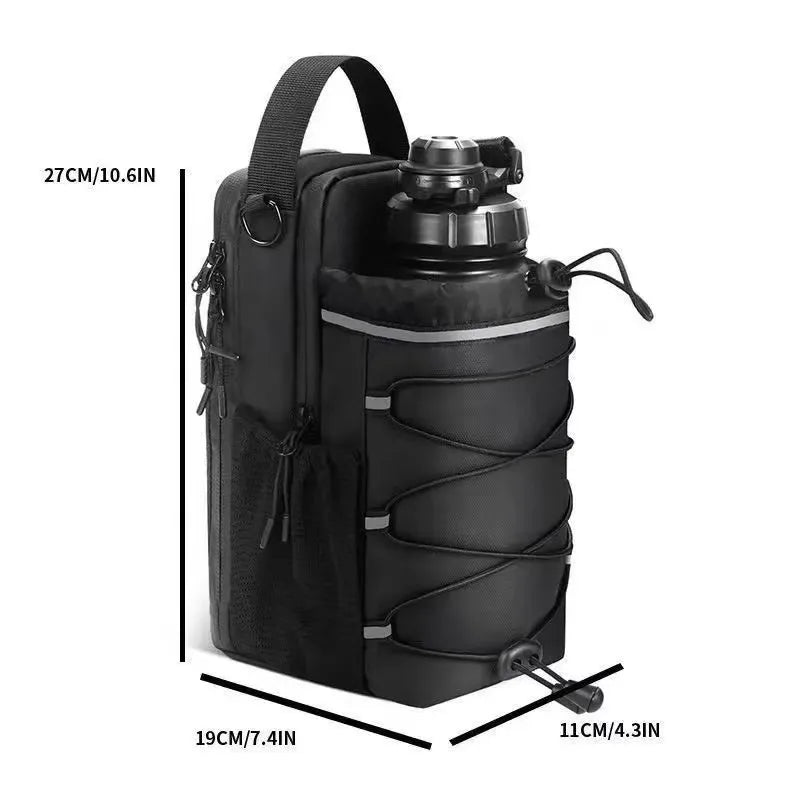 Magnetic Water Bottle//Bag Adjustable//Large Capacity Gym Bottle