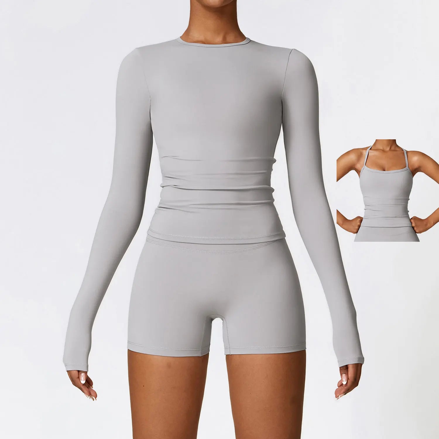 Best 2/3PCS Yoga Set Women Workout Set Seamless Sportswear Gym Clothing - GilloServ