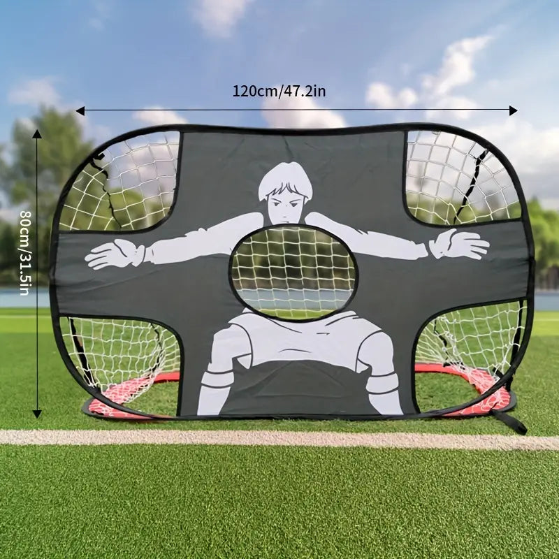 Portable Dual-Use Folding Soccer Goal