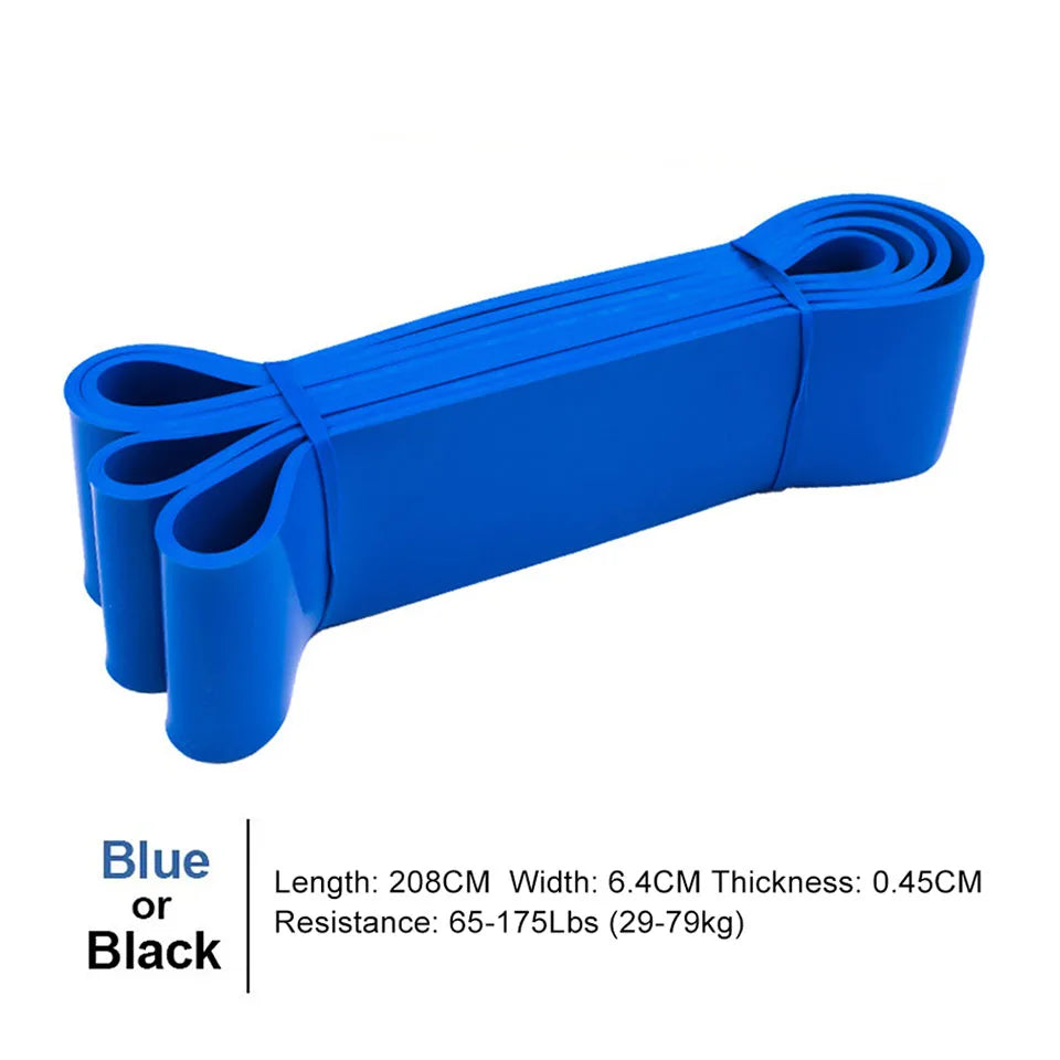 Unisex Fitness 208cm Rubber Resistance Yoga Band Pilates