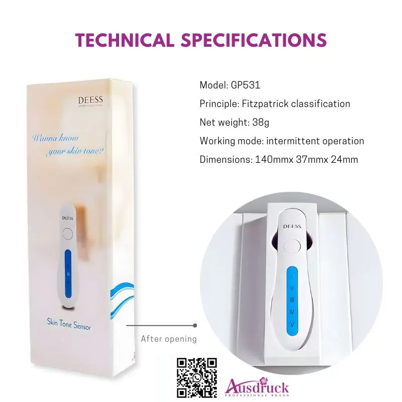 Best Skin Tone Analyzer Device//Portable Complexion Detector for Beauty - GilloServ