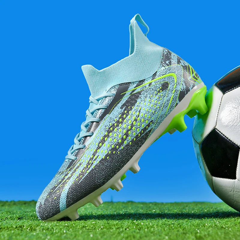 Professional Men Soccer Shoes Anti-Skid Male Football Boots Long Grass Field - GilloServ