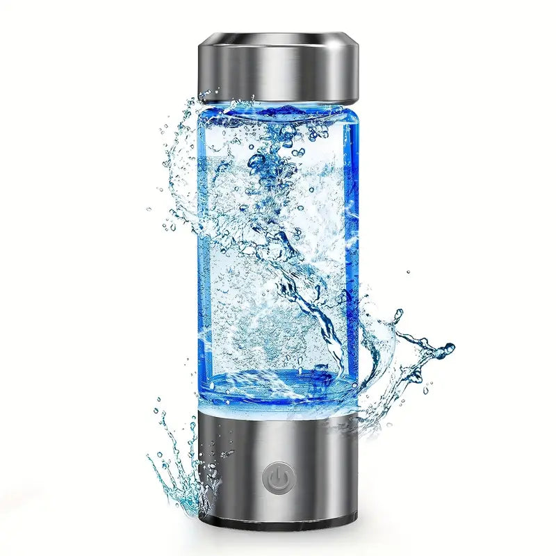 Portable Hydrogen Water Bottle Ionizer - Rechargeable Water Glass Cup - GilloServ