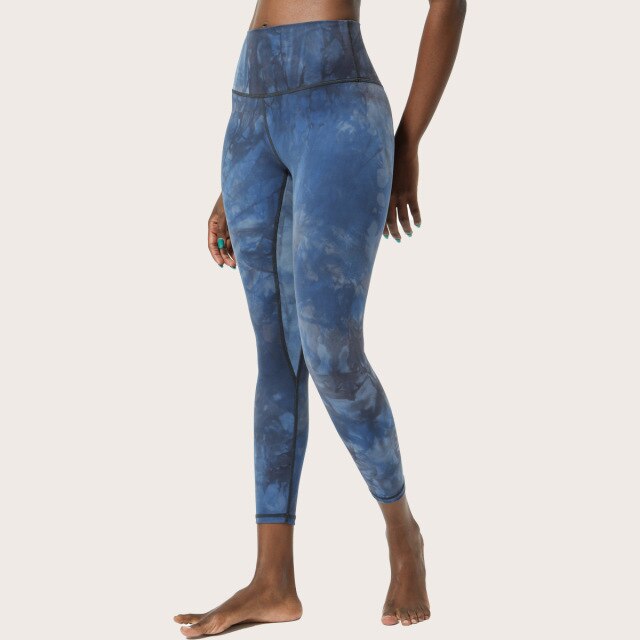 TIE DYE Naked Feel Sport Workout Tights Yoga Pants - GilloServ