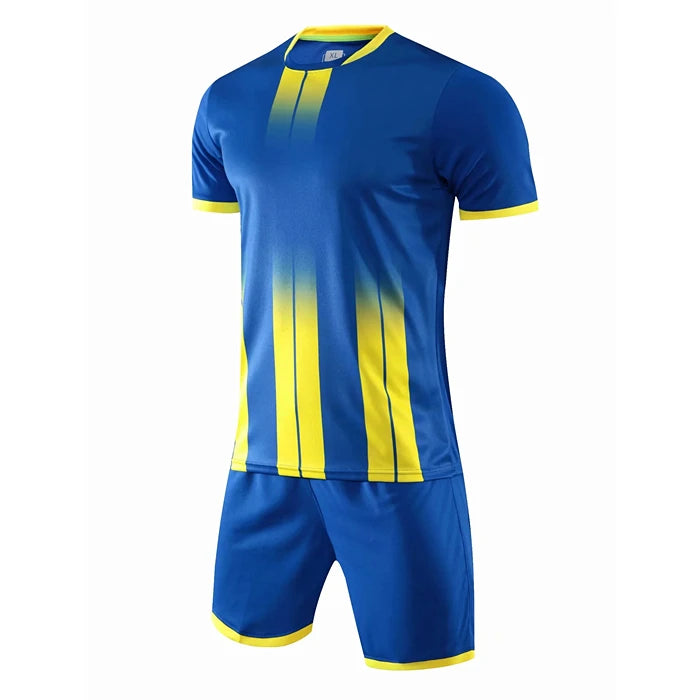 Men Kids Soccer Jersey Suits Quick Drying Football Uniform Outfit - GilloServ