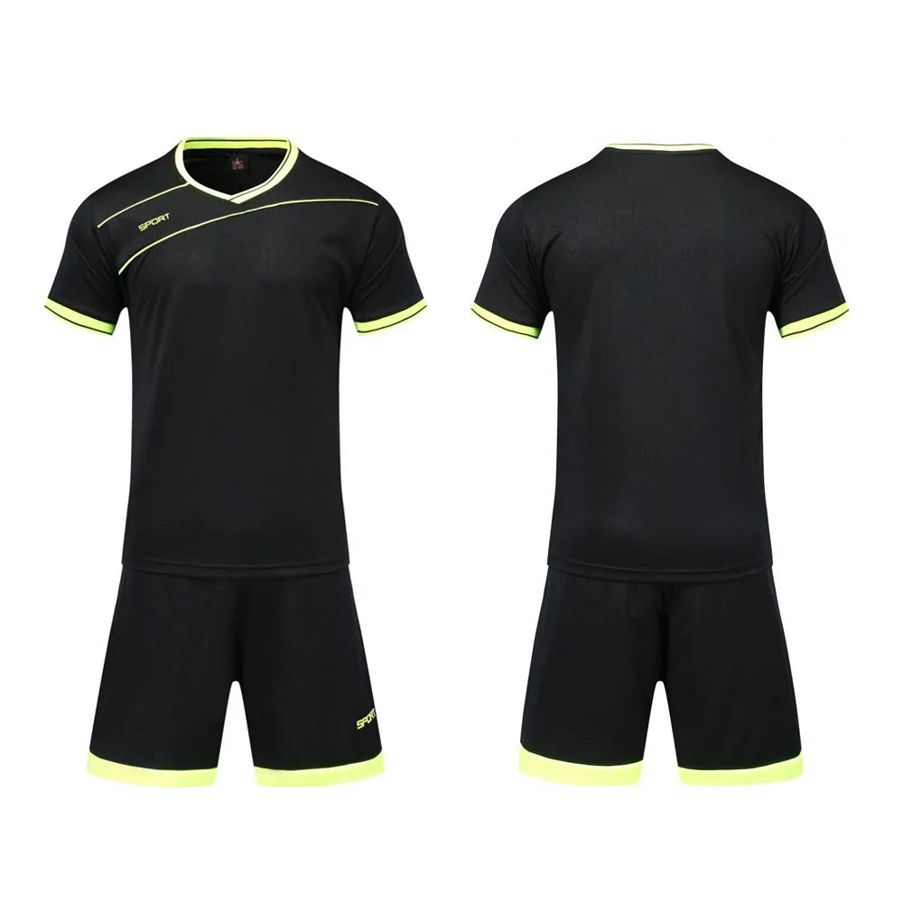 Adult Kids Football Jersey Men Soccer Uniform Kit Sports - GilloServ