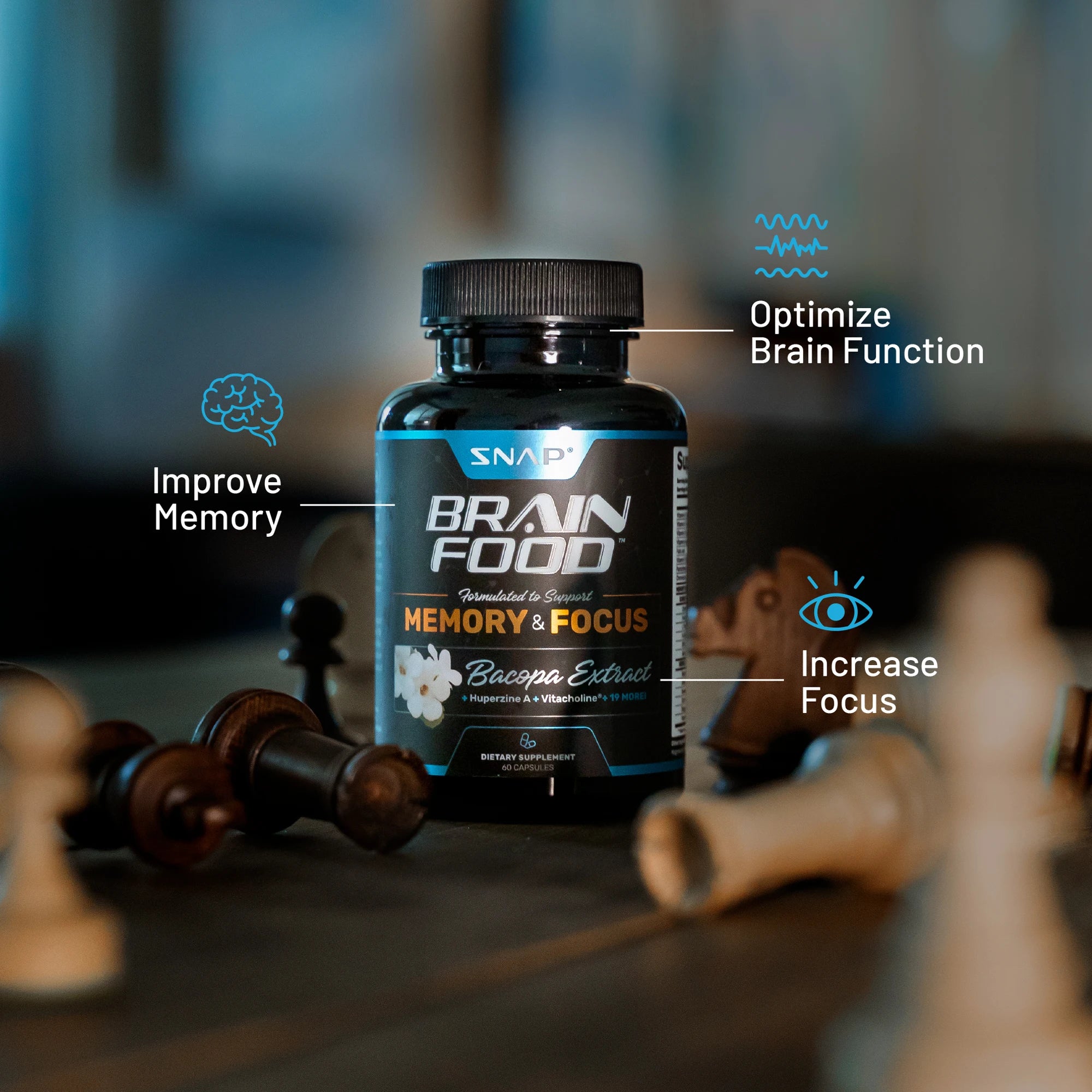 Vitamin B-6, Vitamin B.12 Supplement for Brain Health, Memory & Concentration Support, - GilloServ