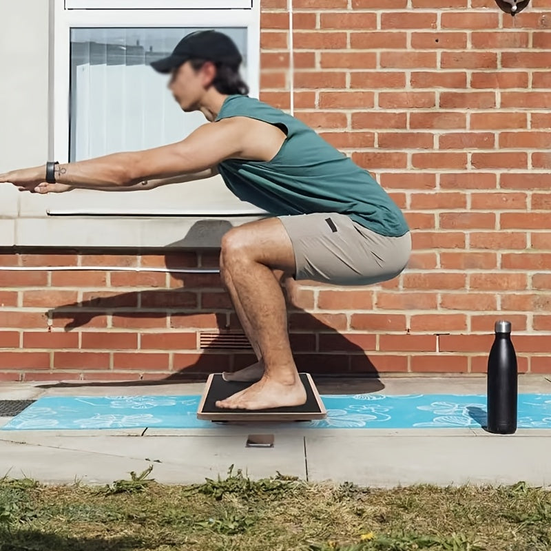 Wooden Balance Fitness Board for Adults - GilloServ