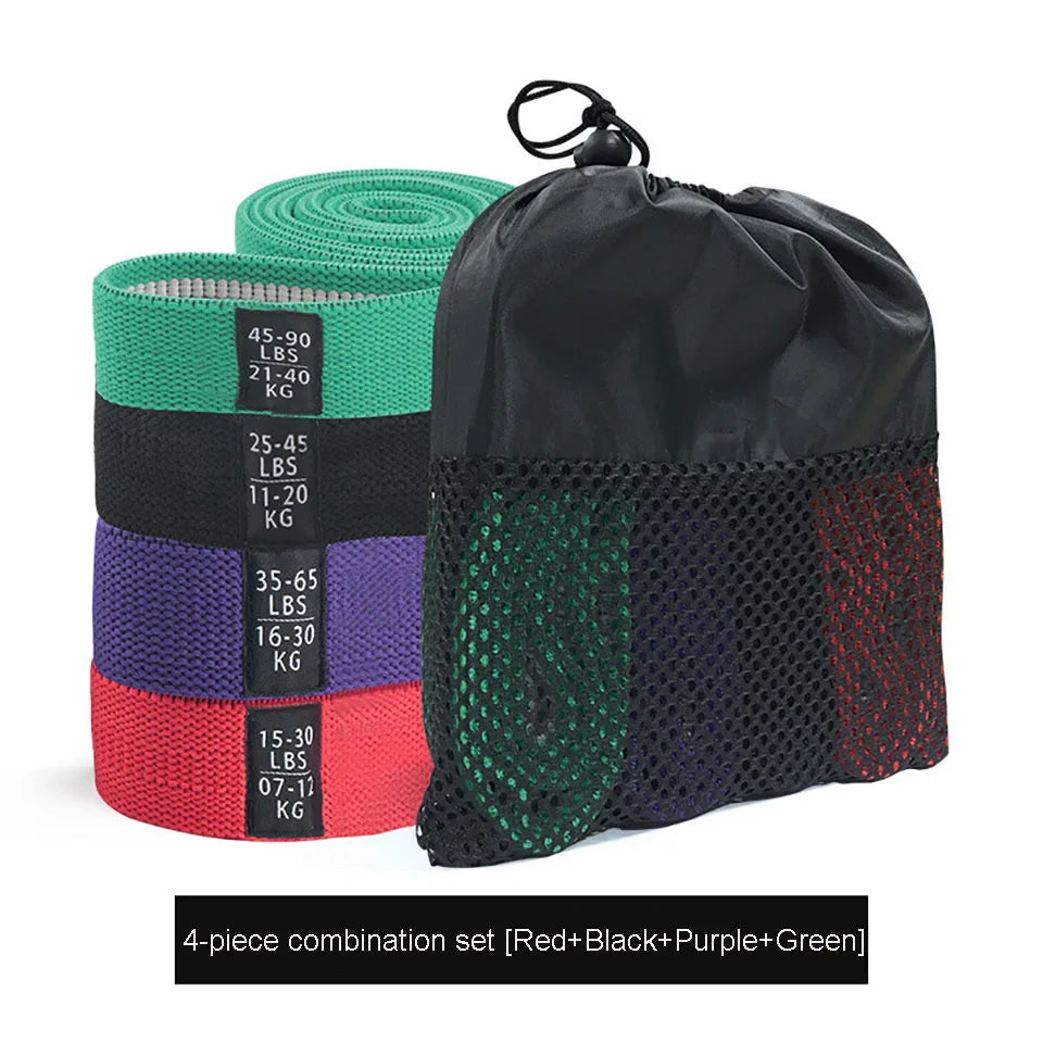 208 CM. Long Fabric Pull Up Assist Band Heavy Duty Exercise Stretch Yoga Bands - GilloServ