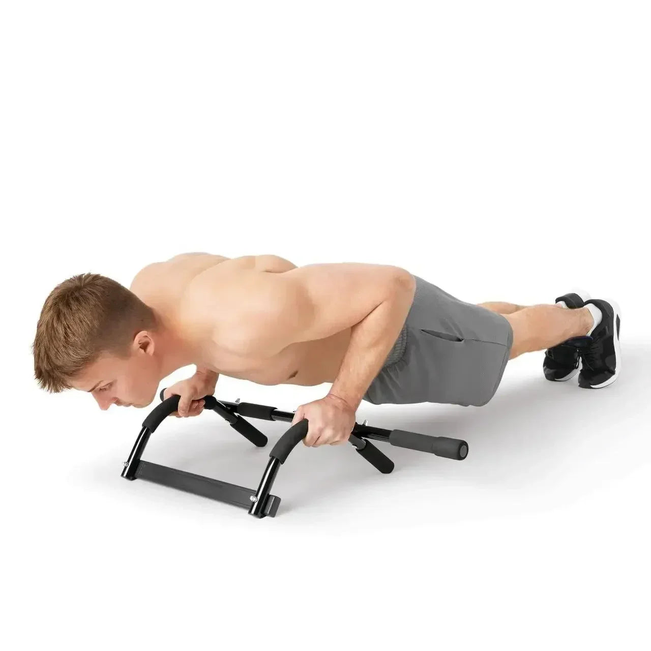 Multi-Grip Pull-Up Bar for Doorway, 12 Positions & 250LBS Capacity - GilloServ