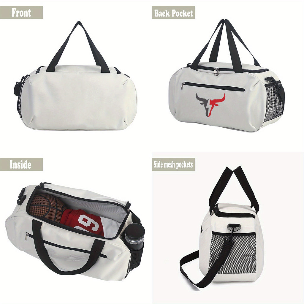 Oxford Duffel Bag Bull Logo Travel Gym - GilloServ