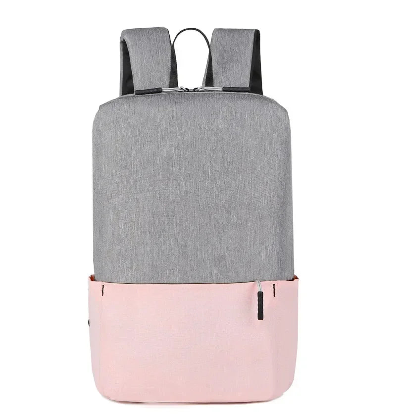 Casual Women Men Waterproof Backpack Portable Travel School Laptop Bags Student Rucksack  Multi-Color Female Zipper Backpacks - GilloServ