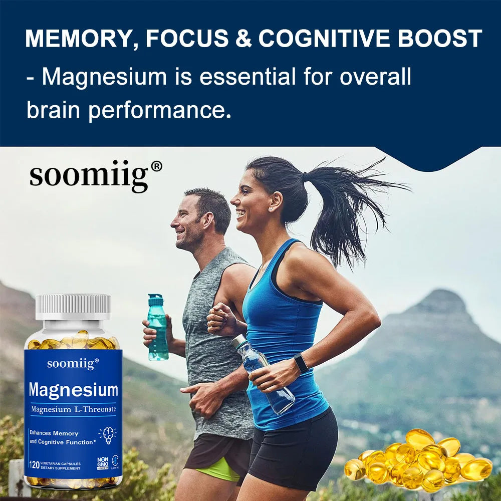Magnesium L-Threonate Capsules – Promotes Brain Health, Memory,Enhances Memory and Cognitive Function - GilloServ