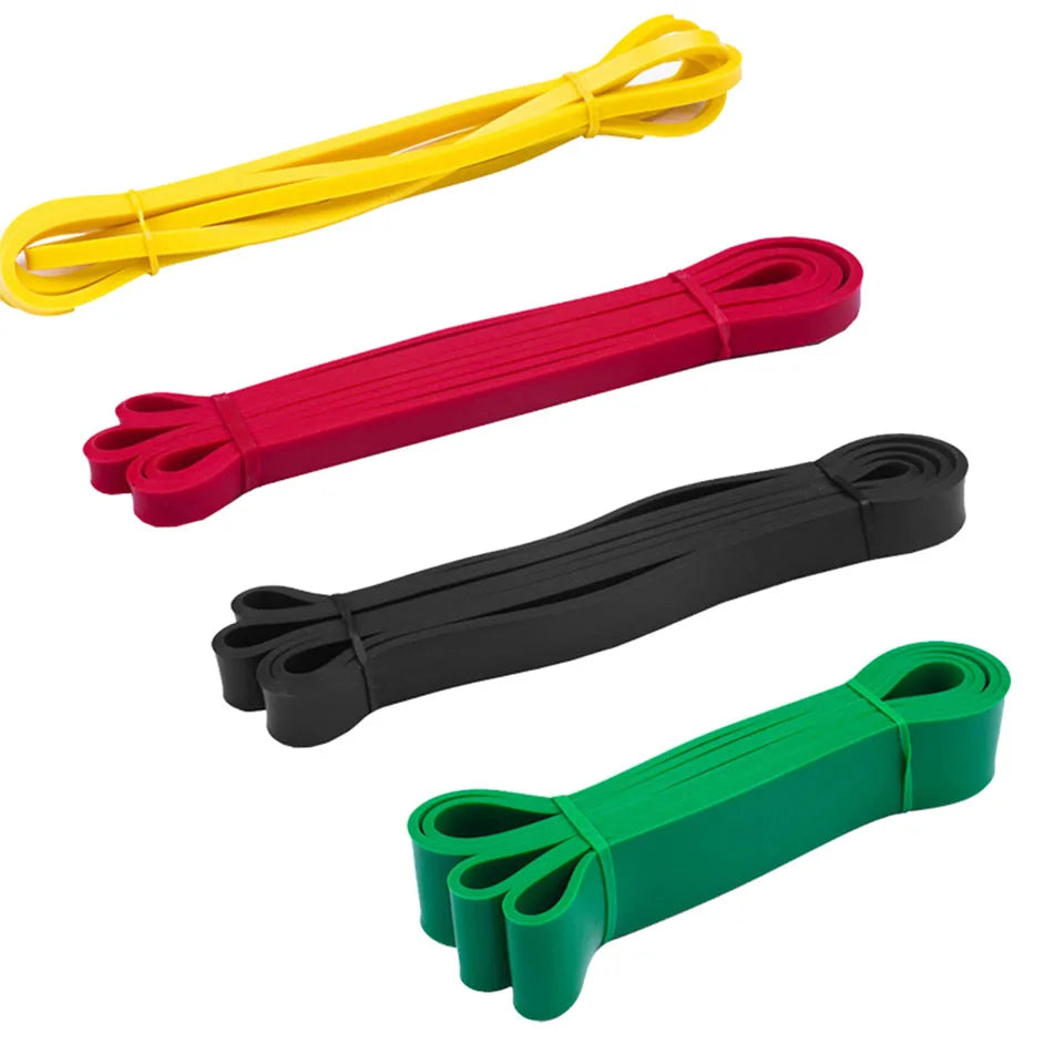 Unisex Fitness 208cm Rubber Resistance Yoga Band Pilates