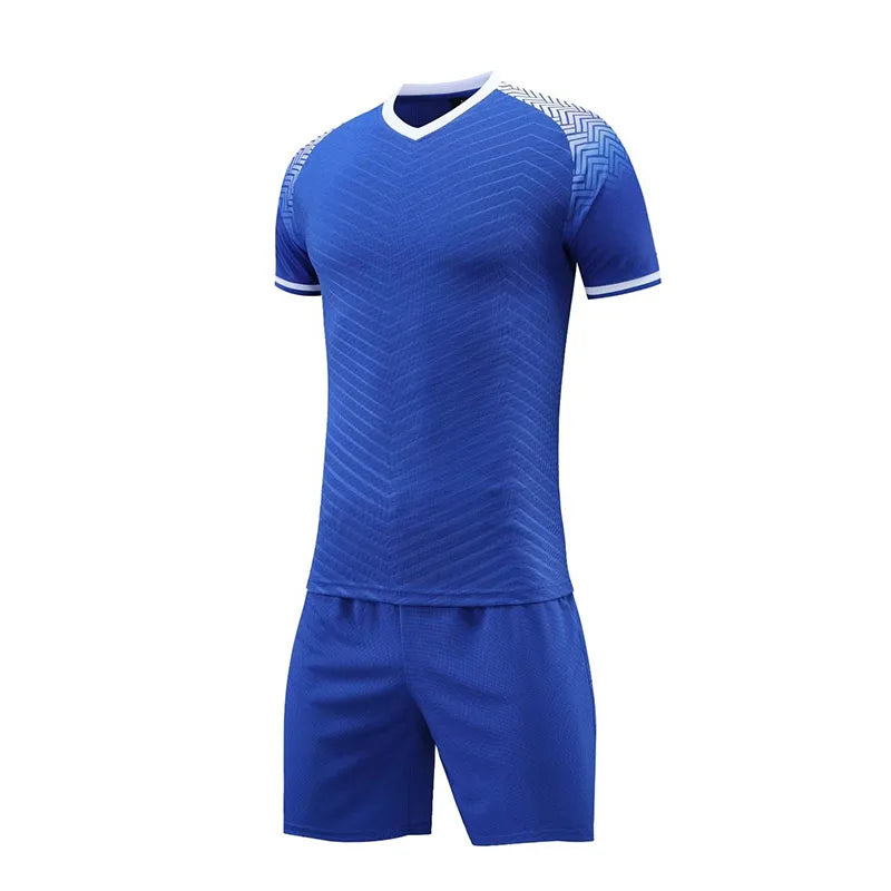 Blank Soccer Jersey Suit for Men/Kids