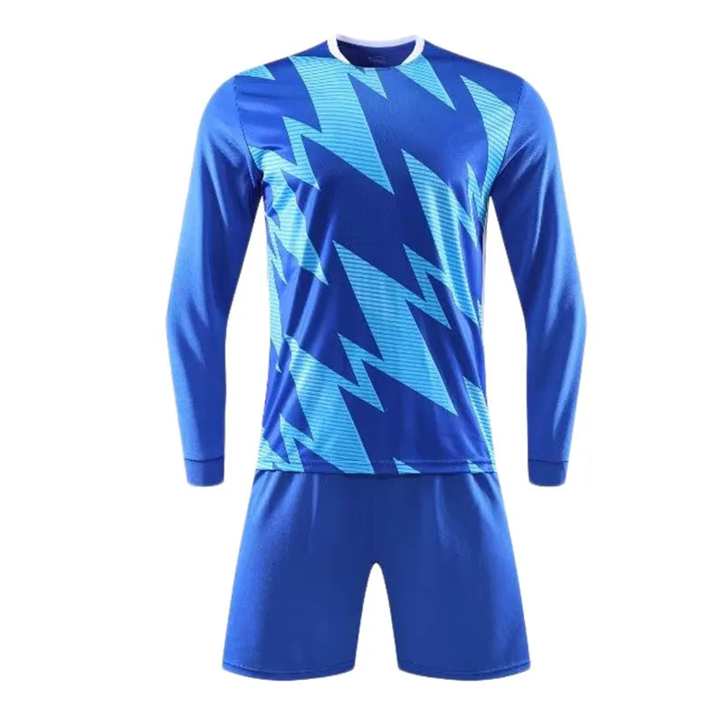 Long Sleeve Football Jersey Set Uniform Suit for Children - GilloServ