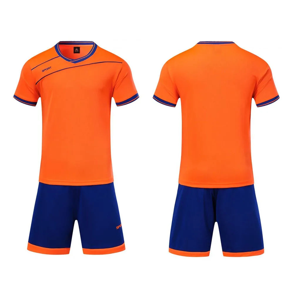 Adult Kids Football Jersey Men Soccer Uniform Kit Sports - GilloServ