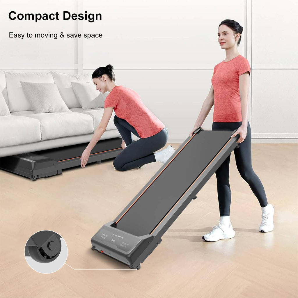 Walking Pad Under Desk Treadmill LED Display And Remote Control Portable Treadmill - GilloServ