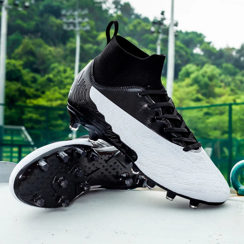 Best Quality Professional Soccer Shoes Men Anti-slip Grass Training Long Stud Sports Shoes - GilloServ