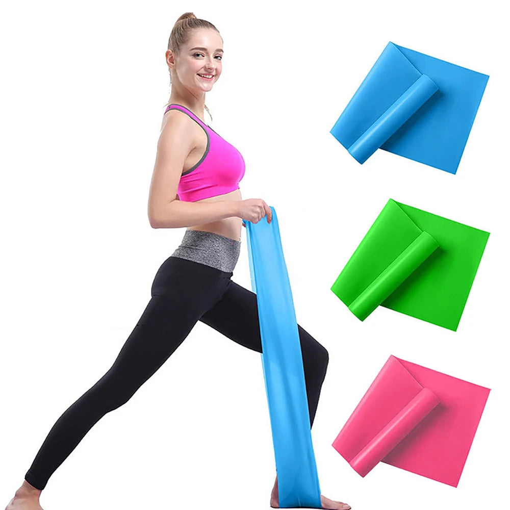 Resistance Bands Pilates Yoga Sport Training Fitness Exercise Home Gym Elastic Band Natural Rubber Latex Yoga Accessories - GilloServ
