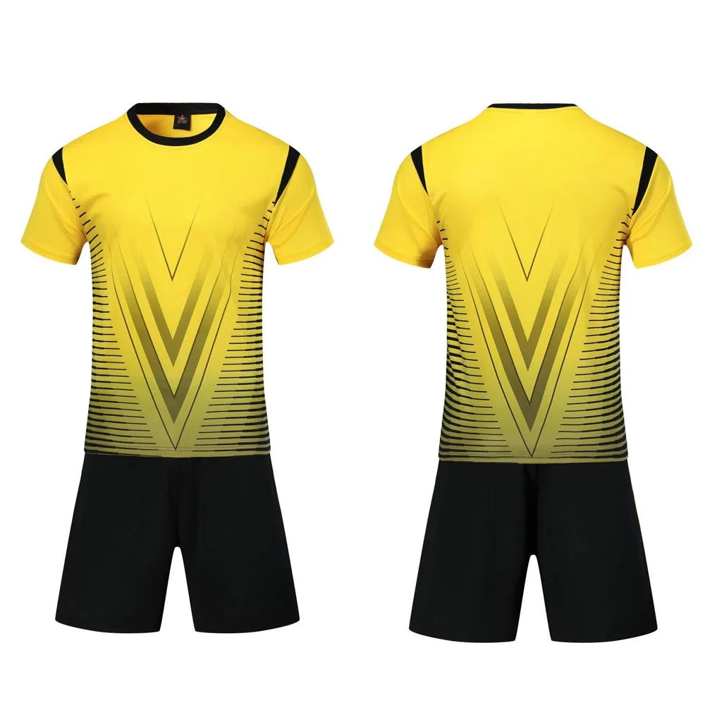 Adult Kids Football Jersey Men Soccer Uniform Kit Sports - GilloServ