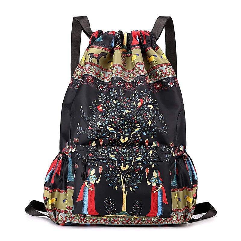 Bundle Pocket Backpack Waterproof Nylon Swimming/Basketball/Soccer/Volleyball/Bag - GilloServ