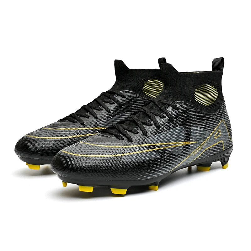 Best Quality New Football// Ultralight Long Spikes Soccer Shoes //Cleats/ Breathable Boot - GilloServ