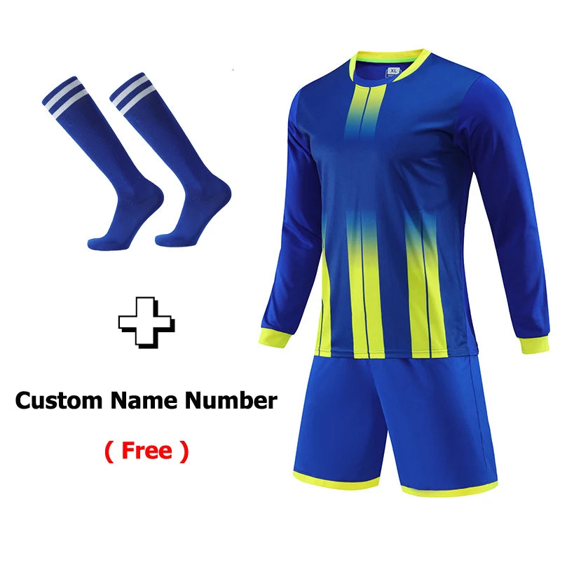 Shorts Full Sleeve Soccer Jersey Suit - GilloServ