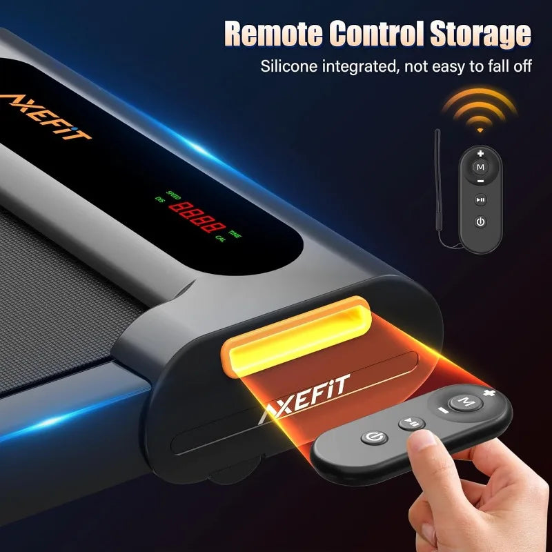 Walking Pad Under Desk Treadmill for Home Office - 2 in 1 Quiet Portable Treadmill for Walking and Jogging With Remote Control - GilloServ