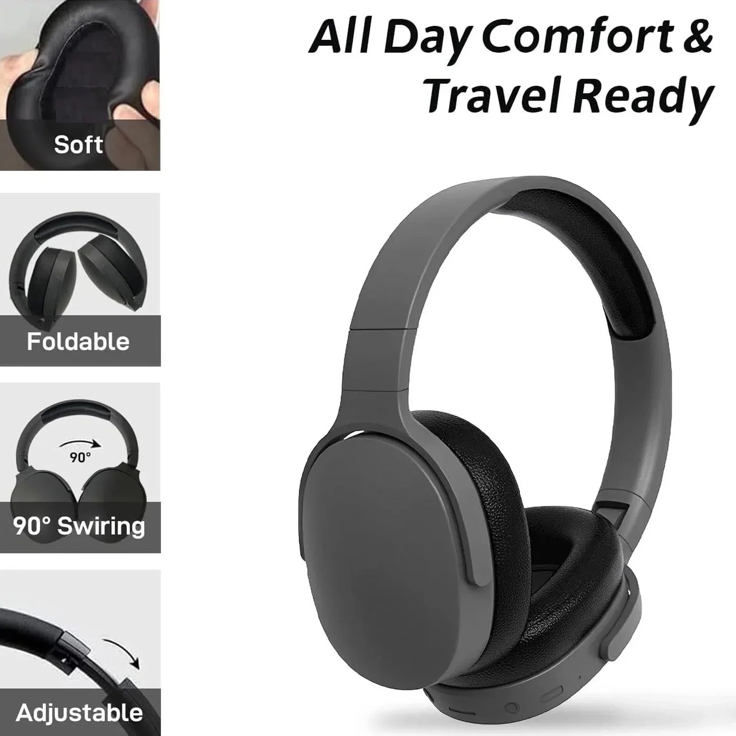 Original Wireless Headsets Bluetooth 5.3 Over-ear Headphone - GilloServ