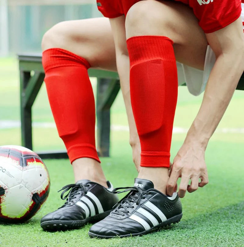 3 Pieces Set Anti Slip Grips Socks and Shin Guard & Sleeve Set - GilloServ