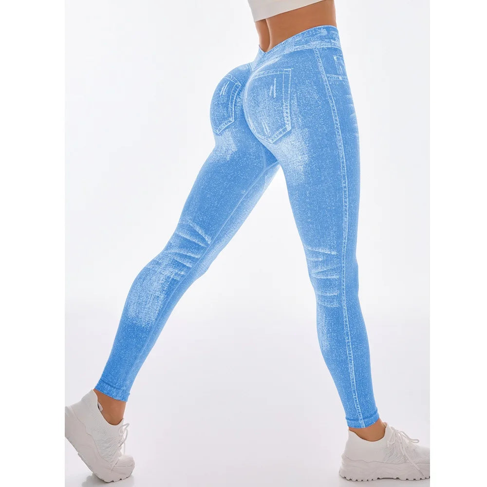 ﻿ Women Sport Yoga Leggings  Skinny Tight jeans - GilloServ