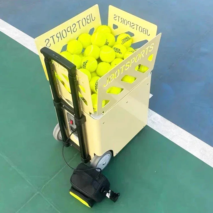 Mini Tennis Ball Machine Compact Stable Remote Control Operation - GilloServ