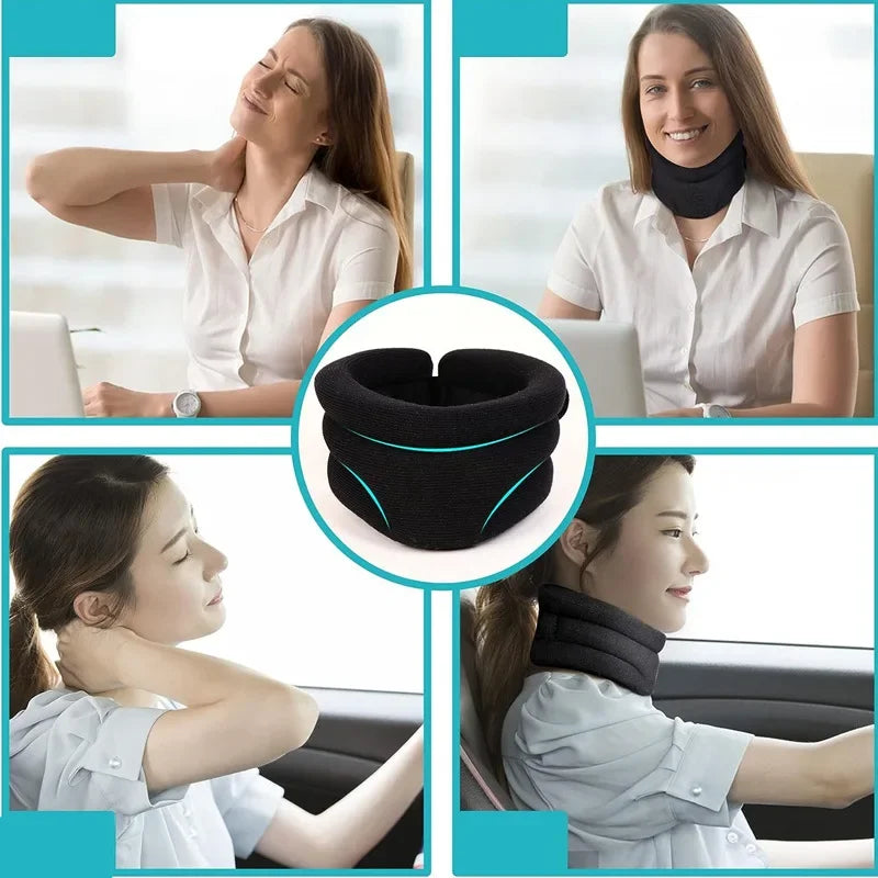 Neck Support Cervical Brace Adjustable Cervical Collar Soft Durable Foam - GilloServ