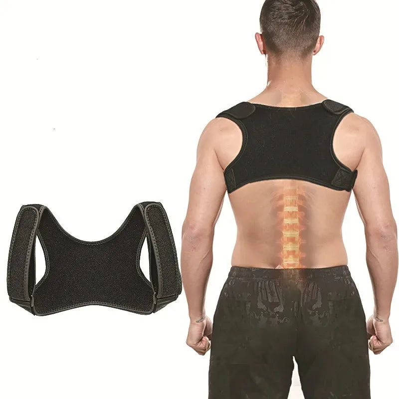 Back Posture Corrector Trainer Adjustable Shoulder Brace Straight Holder - GilloServ