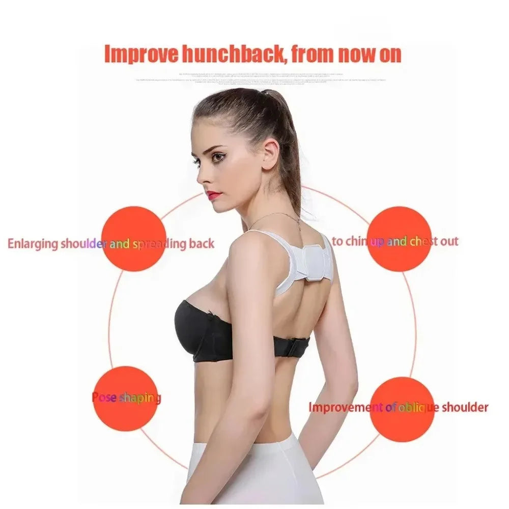 Adjustable Posture Corrector Invisible Rectify Camelback Back Support Men Women - GilloServ