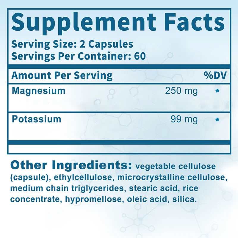 Potassium Magnesium - Support Bone Health, Muscle Spasms, Improve Sleep Quality - GilloServ