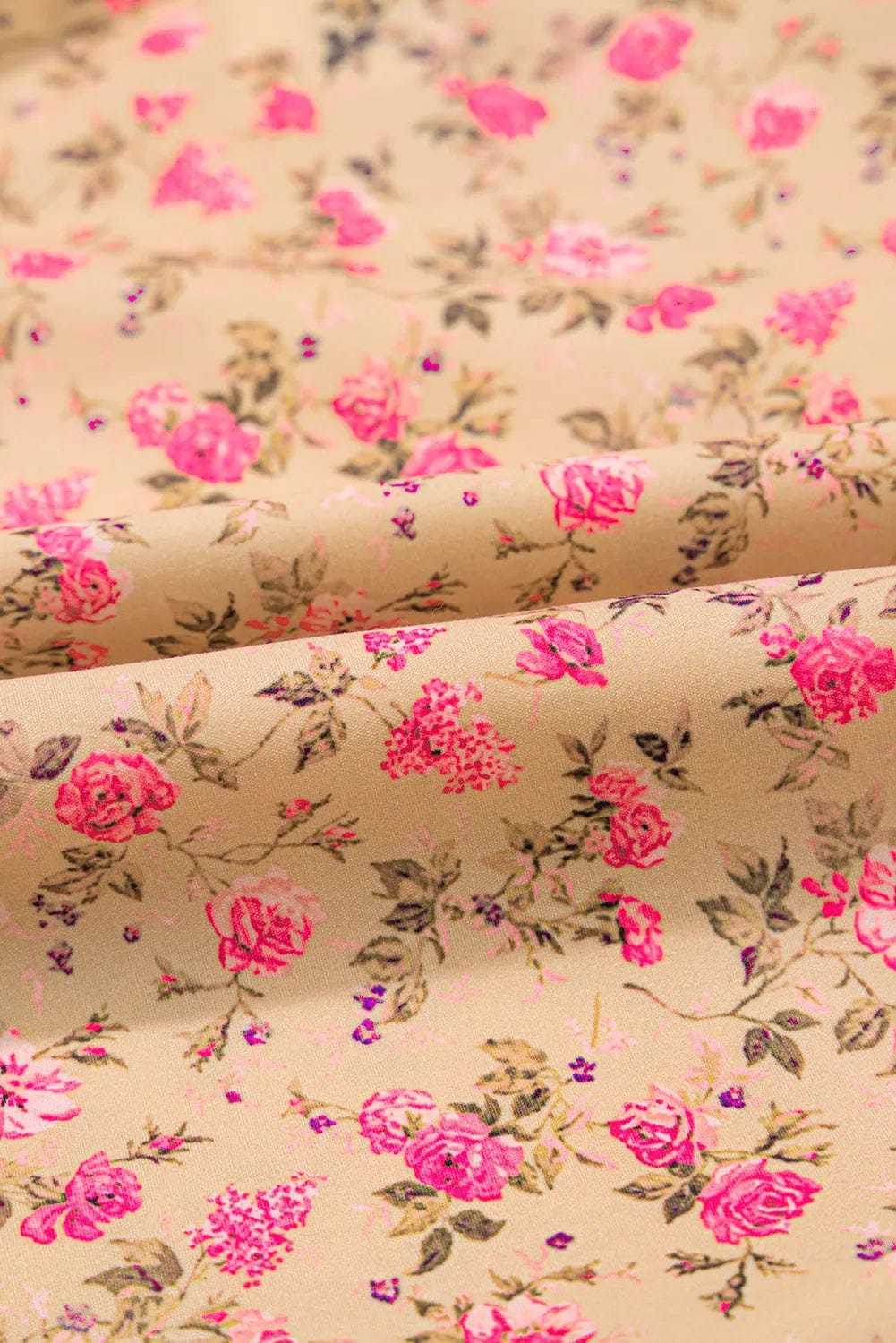 Floral Half Sleeve Blouse Top