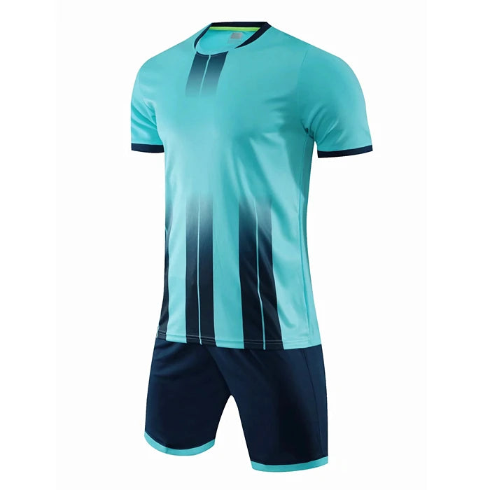 Men Kids Soccer Jersey Suits Quick Drying Football Uniform Outfit - GilloServ