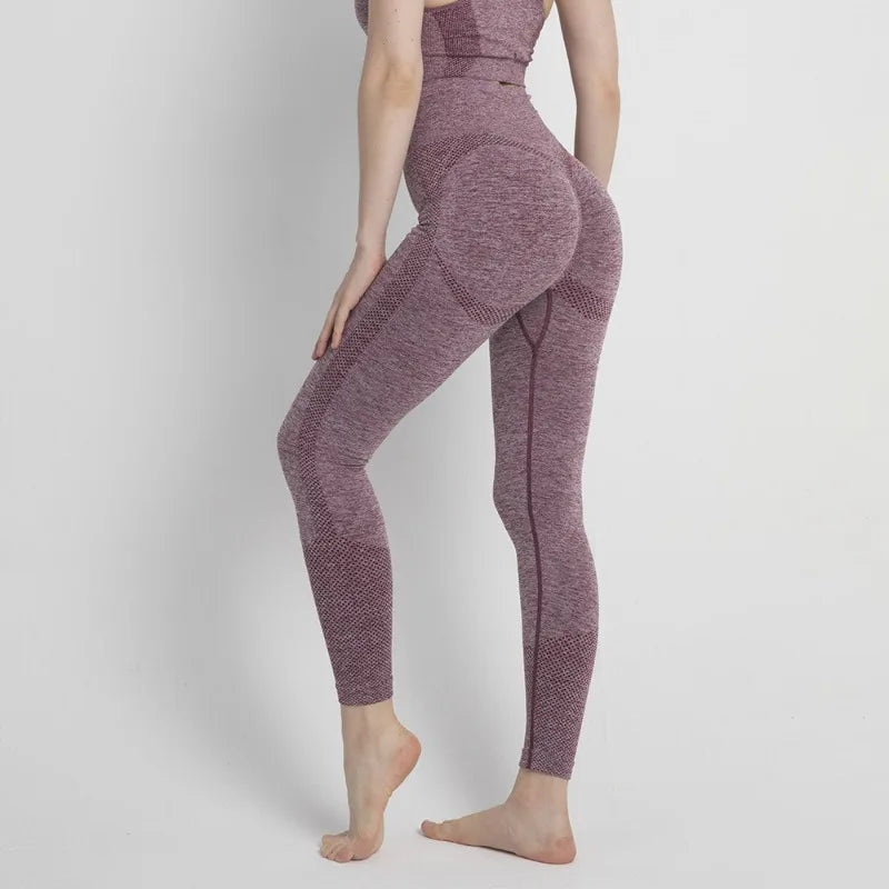 Leggings for Scrunch Seamless Yoga Low Ribbed Band - GilloServ