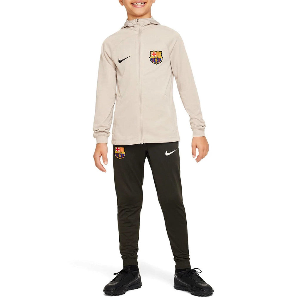 Kids - FC Barcelona hooded Soccer tracksuit
