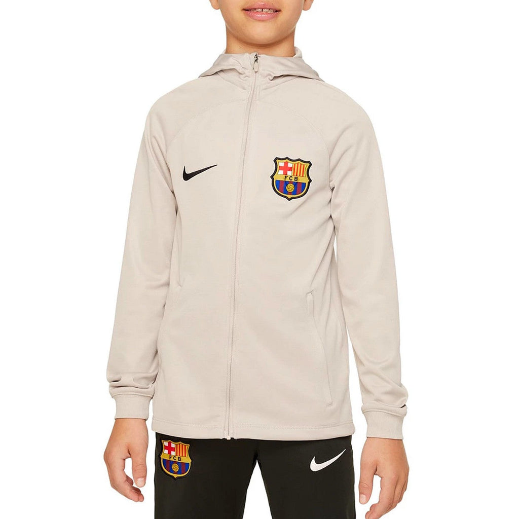 Kids - FC Barcelona hooded Soccer tracksuit