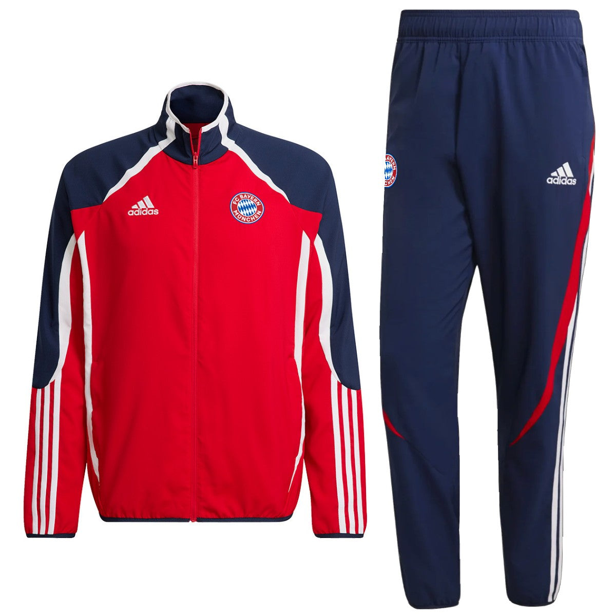 Bayern Munich retro woven presentation tracksuit - GilloServ