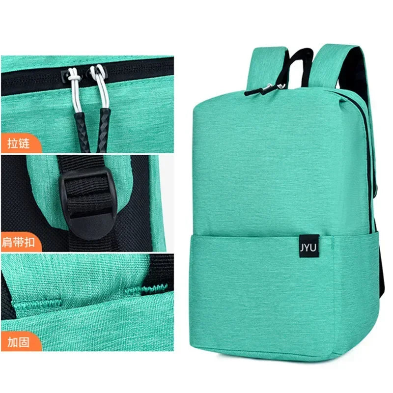 Casual Women Men Waterproof Backpack Portable Travel School Laptop Bags Student Rucksack  Multi-Color Female Zipper Backpacks - GilloServ