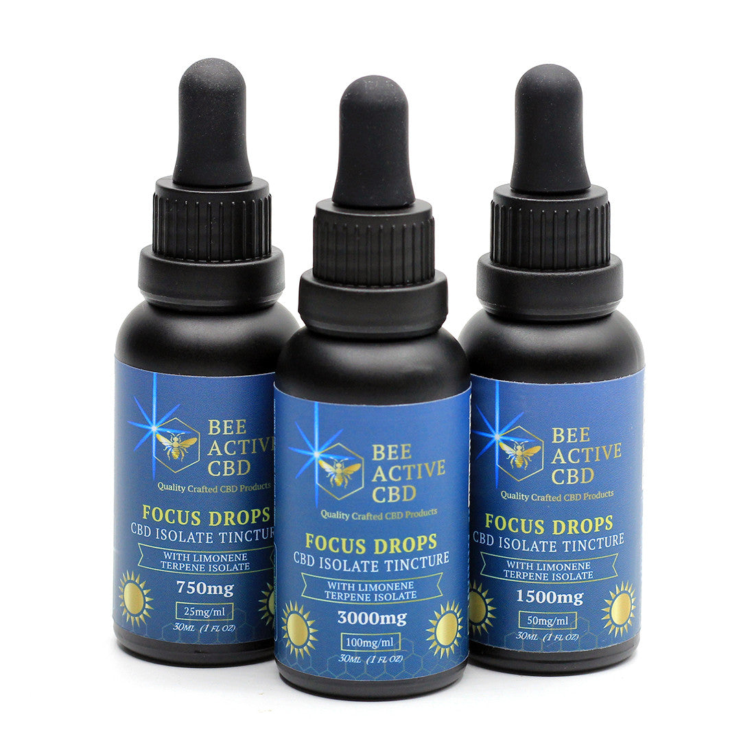 Bee Active CBD Focus Drops Isolate - GilloServ